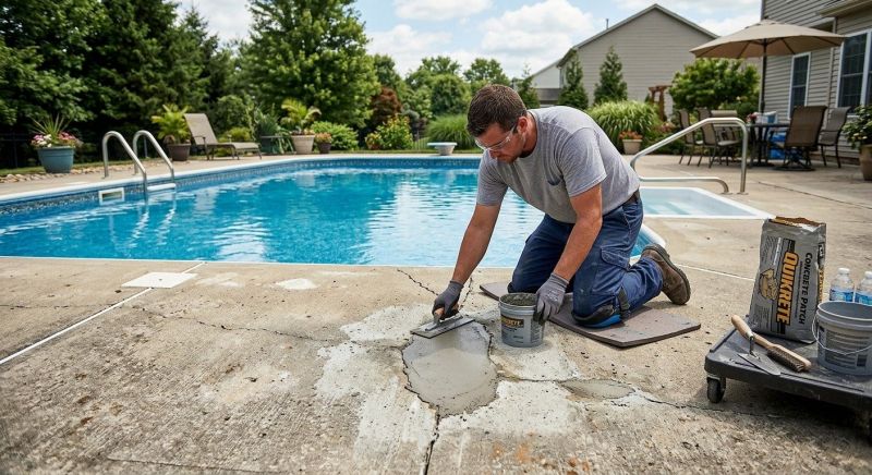 Concrete Pool Patio Repair in Miami Dade County, FL