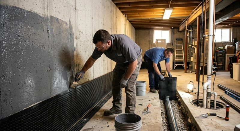 Basement Walls Waterproofing in Birmingham, AL
