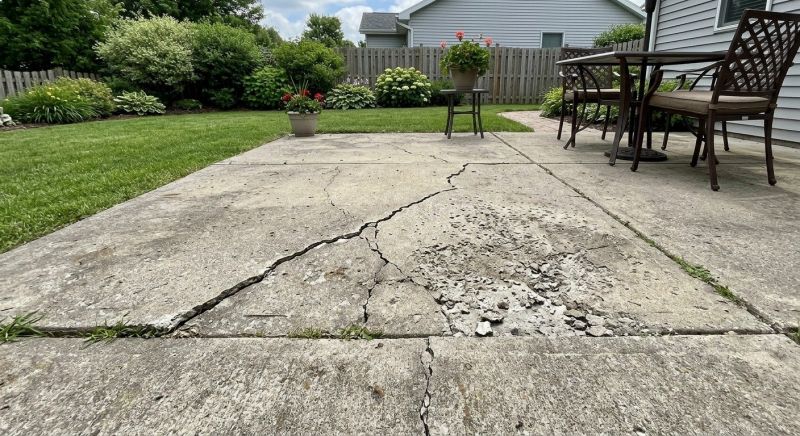 Concrete Patio Repair in West Des Moines, IA