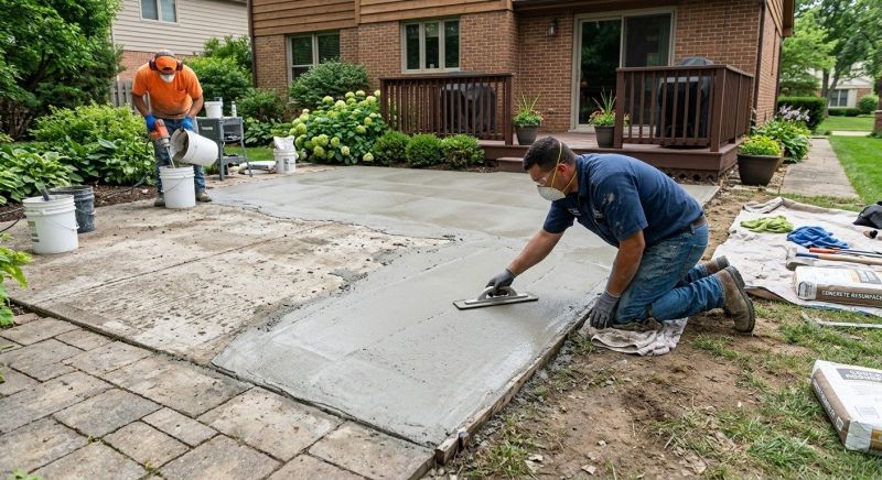 Concrete Pool Deck Resurfacing in Miami Dade County, FL