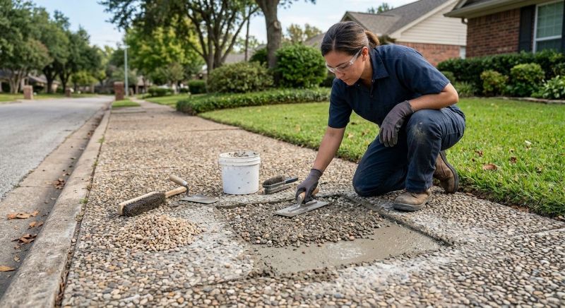 Concrete Sidewalk Repair in Corpus Christi, TX