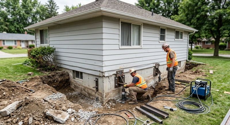 Foundation Settlement Repair in Tampa, FL