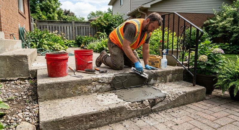 Patio Concrete Repair in Miami Dade County, FL