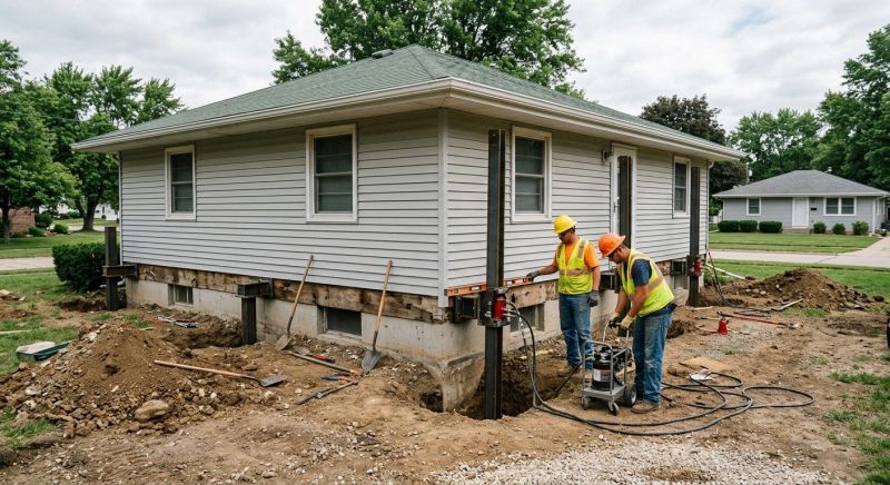 Settling Foundation Service in Columbus, OH
